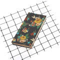 Flower story style cute metal cover notebook