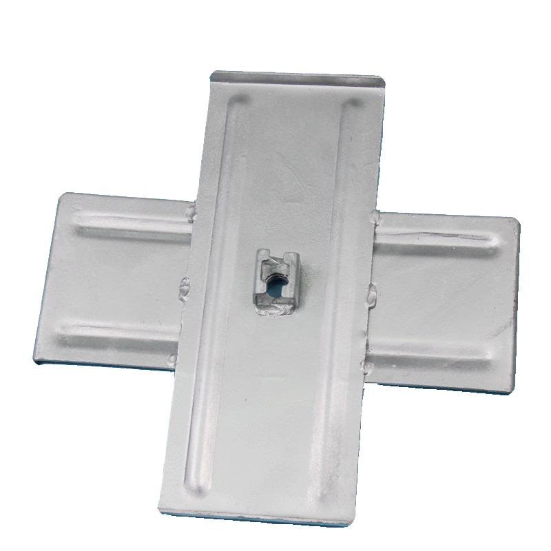 Keresztlemez horgony 20"X20" 5/8" 3/4" rudak számára