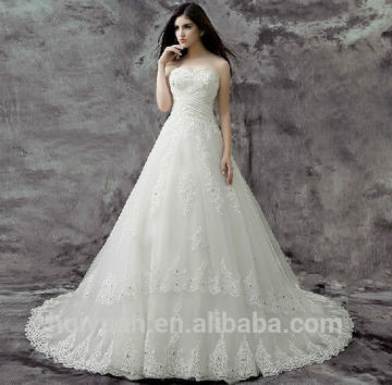 white detouchable strap lace ball gown turkish wedding dresses