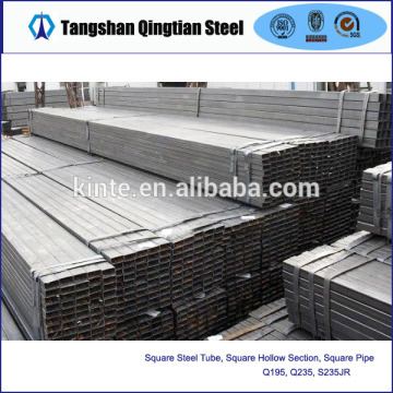 ERW mild carbon square/ rectangular steel tube sizes