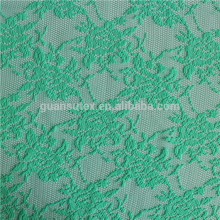 hot sale jacquard cheap net lace fabric, green lace fabric
