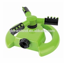 3-Arm New Plastic Stationary Sprinkler On The Ground For Lawn Irrigation