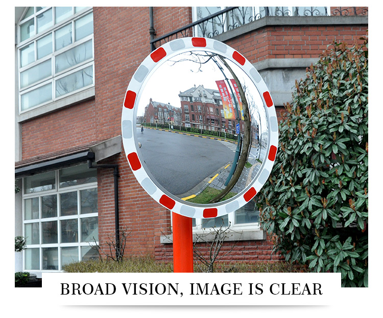 PC Round Traffic security reflective Convex Mirror for Blind Spots at Corners