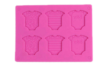 Cut into cake molds for decoration