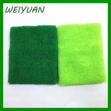 Custom woven cotton sweat wristband supplier