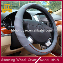Wooden sheep leather,lambskin car steering wheel cover