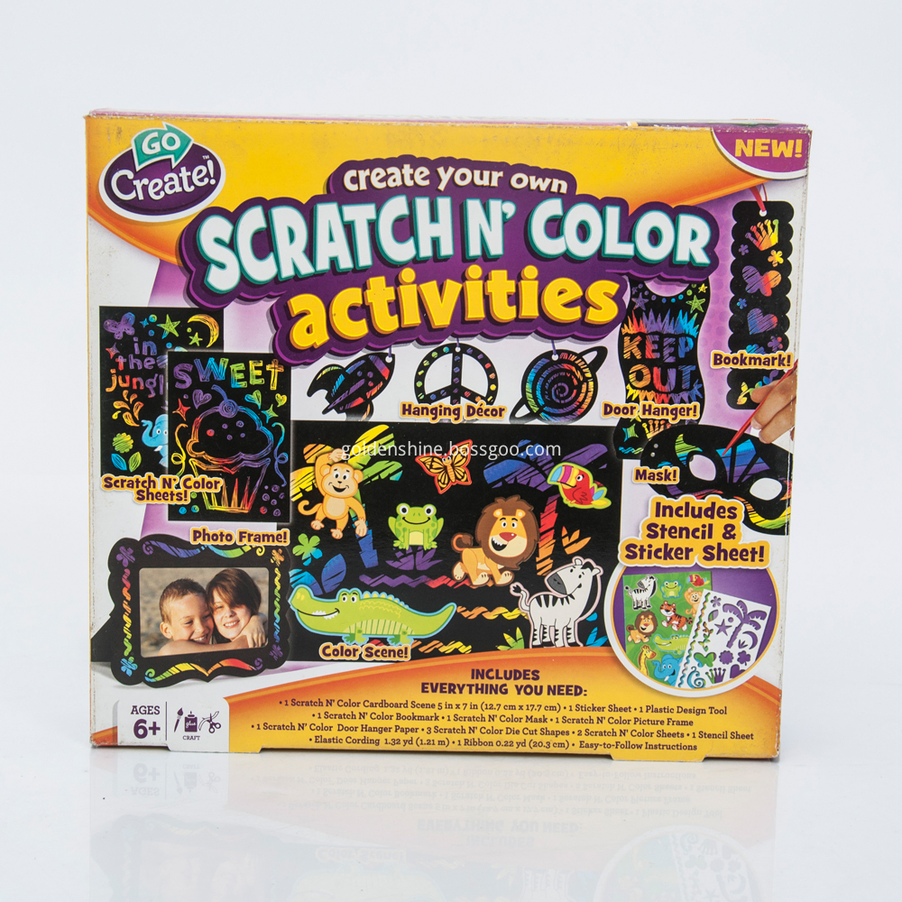 Scratch Art Color Activites