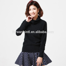 Black Cashmere Beautiful Women Pullover Sweaters