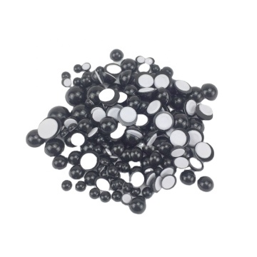 Plastic Safety Eyes and Noses with Self-Adhesive for Dolls