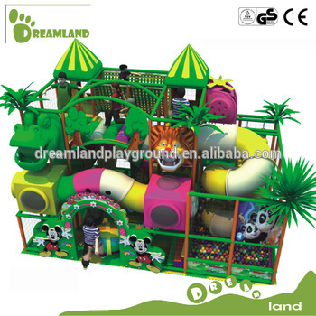 EU standard jungle theme kids toy animal indoor playground