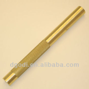 brass spline knurled shaft