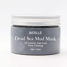 Black Dead Sea Mud Mask - Nourishing Moisturizing Clay Mask for Anti-Aging