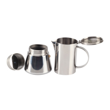6 cups stainless steel coffee Moka Pot