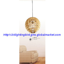 Distinctive style wood pendant lamp for indoor decoraion