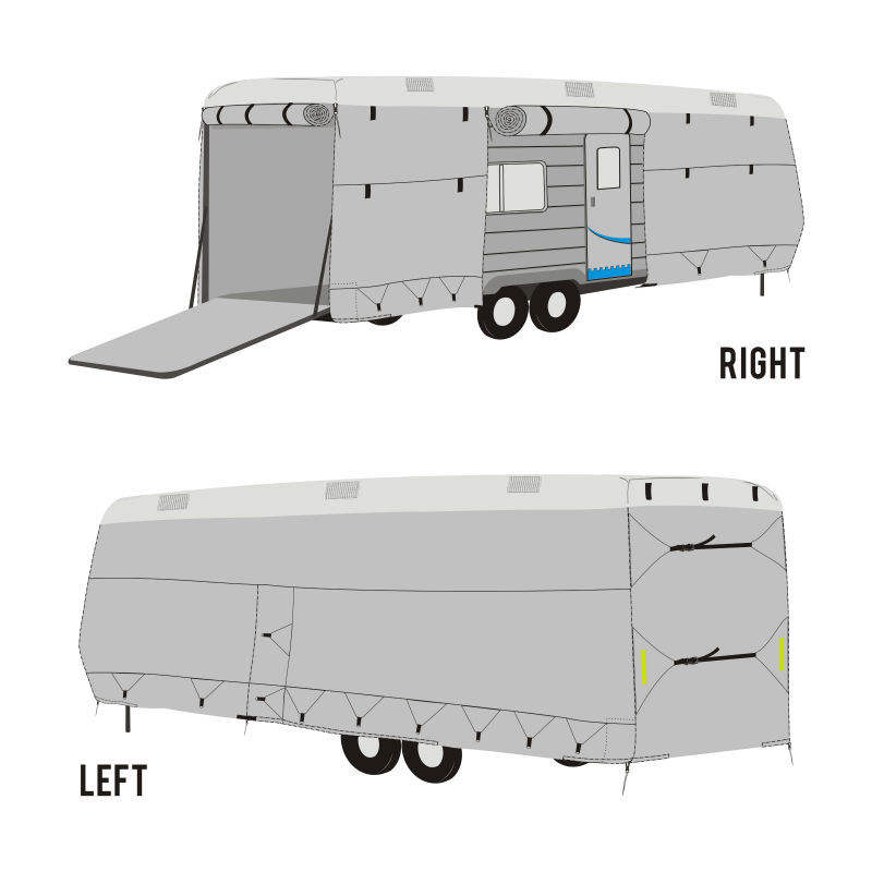 Bảo vệ RV Vỏ bọc xe hơi có thể thu vào Motorhome Cover