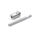 Precision Miniature Ball Screw With Triangular Thread Nut