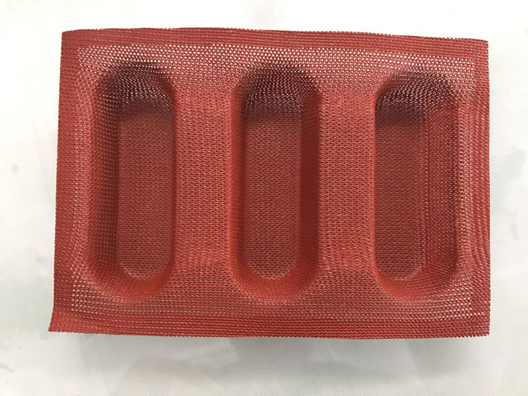 French Bread Baking Pan Perforated Silicone Baguette Form