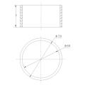 Piezoceramic Tube for Ultrasonic Transmitter 15KHz