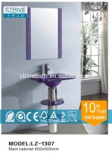 bathroom glass vanity vessel sink