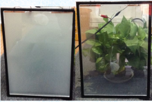 white laminated smart glass