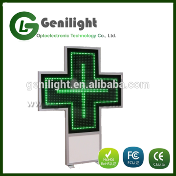 portable outdoor led display pharmacy cross signs