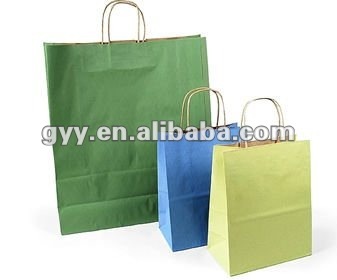 Recycled Kraft paper bag for clothes packaging