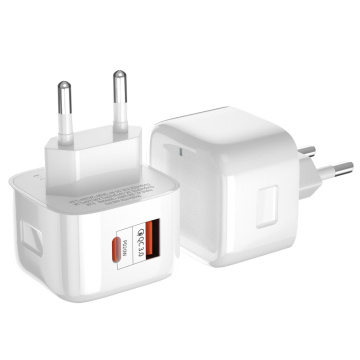 Зарядний пристрій EU Plug 20w qc3.0 usb-c pd