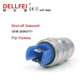 100% New Shut-off Solenoid 28363771 For Perkins