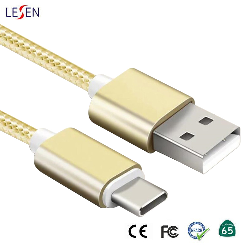 USB 2.0 من النوع A إلى كابل USB من النوع C