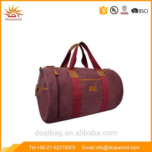 Canvas Material Sports Bag in Round Shape