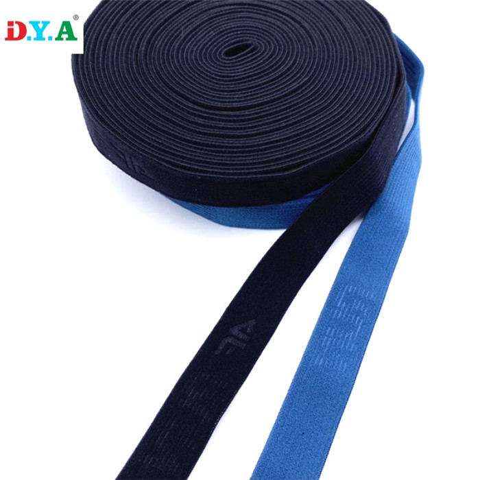 Embossing silicone Backed Non-Slip Jacquard Waistband Customized Elastic Band