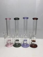 Mini Cheapest Straight Pipe Glass Bongs with Filter