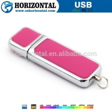 leather material cheap usb memory stick,bulk usb flash drives