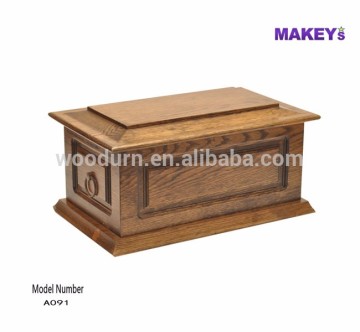 Oak Urn Casket