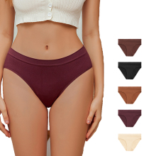 Cotone Elasticizzato Hipster Slips - Comode Biancheria Intima Traspirante per Donna