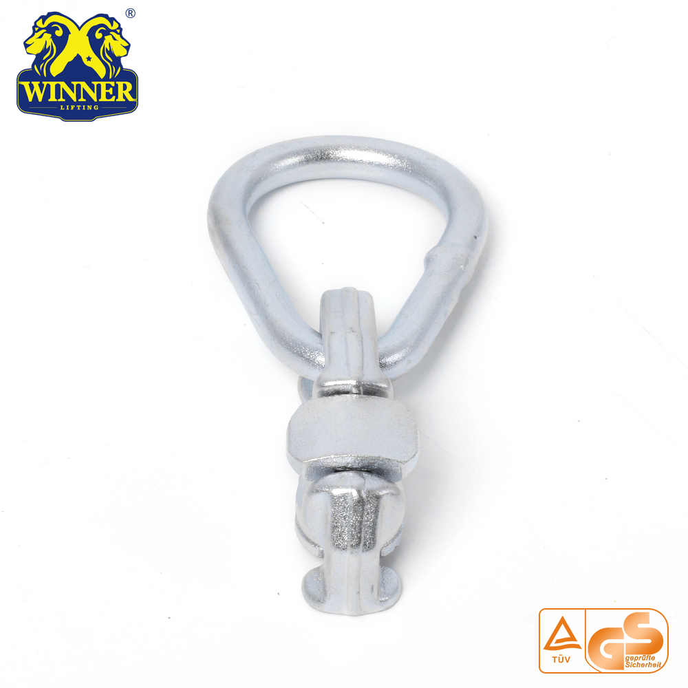 Zinc Plated Factory Price Double Stud Fitting With Oval Ring