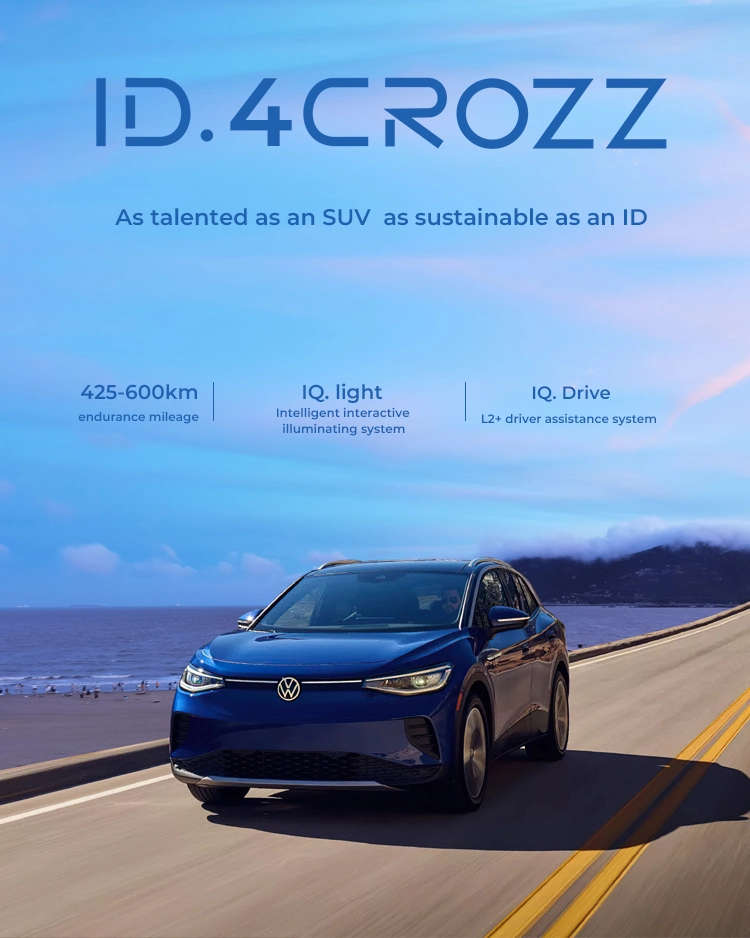 2022 20223China SUV Cars Used Vehicles VW ID4 Crozz / ID6 Crozz PRO SUV New Energy Vehicle Cheap EV VW ID. 4 Crozz Prime SUV Electric Vehicles