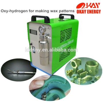 Oxyhydrogen generator casting machine for wax investment casting