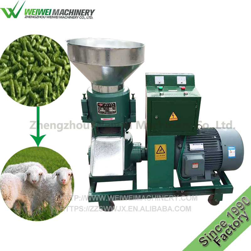 Weiwei cheap price poultry farm equipment animal feed pellet machine