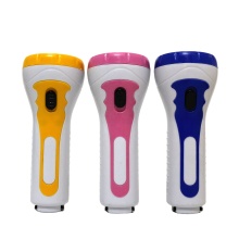  Cheap Durable LED Flashlight with Bright Colored Plastic Body 
