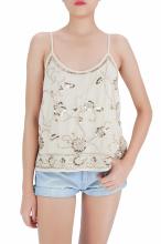 Girls Casual Sequin Tank Tops