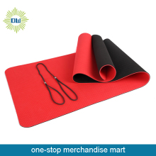 10mm pvc or eva yoga mat with sling