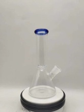 Clear Simple Thick Lip Glass Beaker Bongs