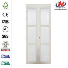 3-Lite Tempered Frosted Glass  Bi-fold Door