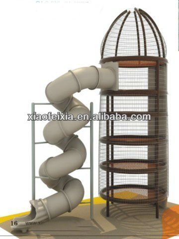 spider tower with slide