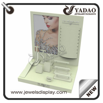 customize wooden jewelry display window display set