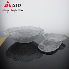 Round Plate for Fruit Tray Clear Charger Plates