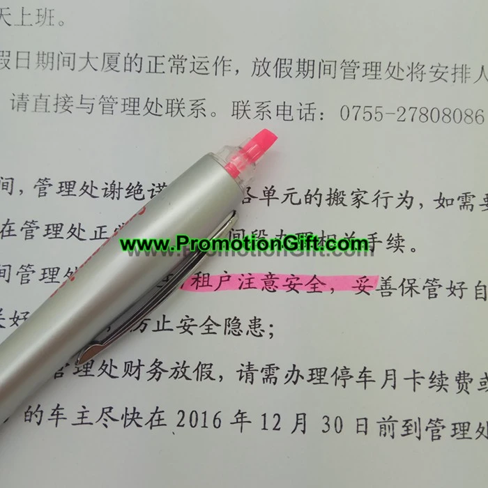 Highlighter Ballpoint Pen