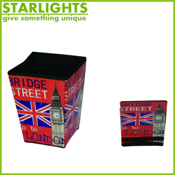 pvc cardboard decorative fancy garbage can