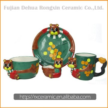China Supplier High Quality Ceramic Cartoon saudi arabia market dinner set